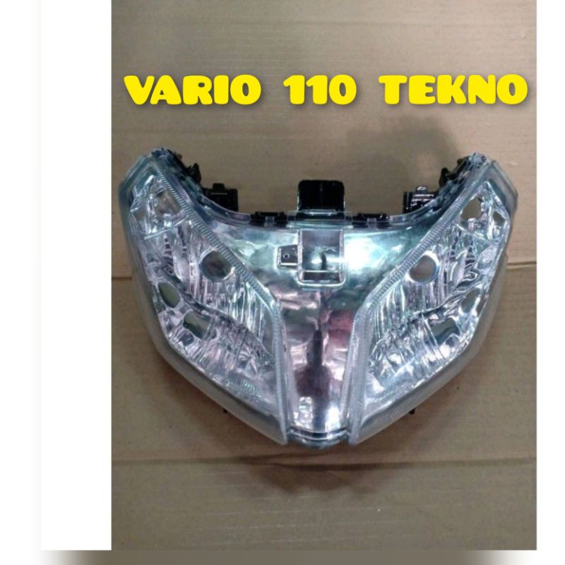 Reflektor plus mika lampu depan vario tekno CBS 110 karbu