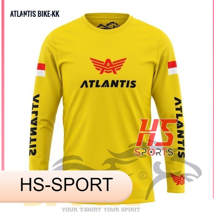 KAOS SEPEDA BAJU SEPEDA ATLANTIS BIKE PRIA LIPAT MTB LENGAN PANJANG - XS