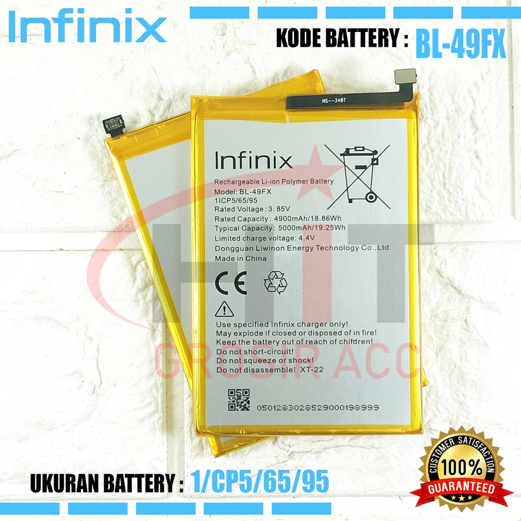 Baterai Original Infinix BL-49FX / HOT 8 / HOT 9PRO / HOT 9