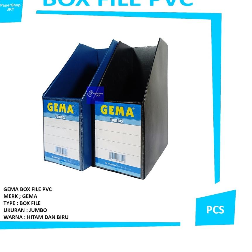 

Terlaris!! GEMA - Box File FOLIO PVC JUMBO Hitam - Biru - Pcs L4R``