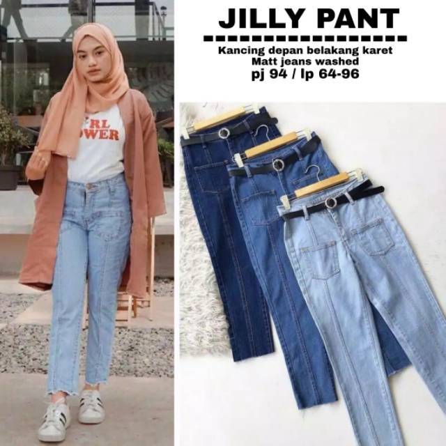  grosir  solo JILLY JEANS CELANA  JESSICA BAGGY  