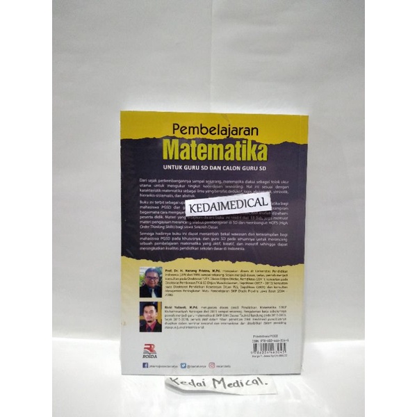 (ORIGINAL) BUKU PEMBELAJARAN MATEMATIKA untuk guru SD dan calon guru SD NANANG PRIYATNA