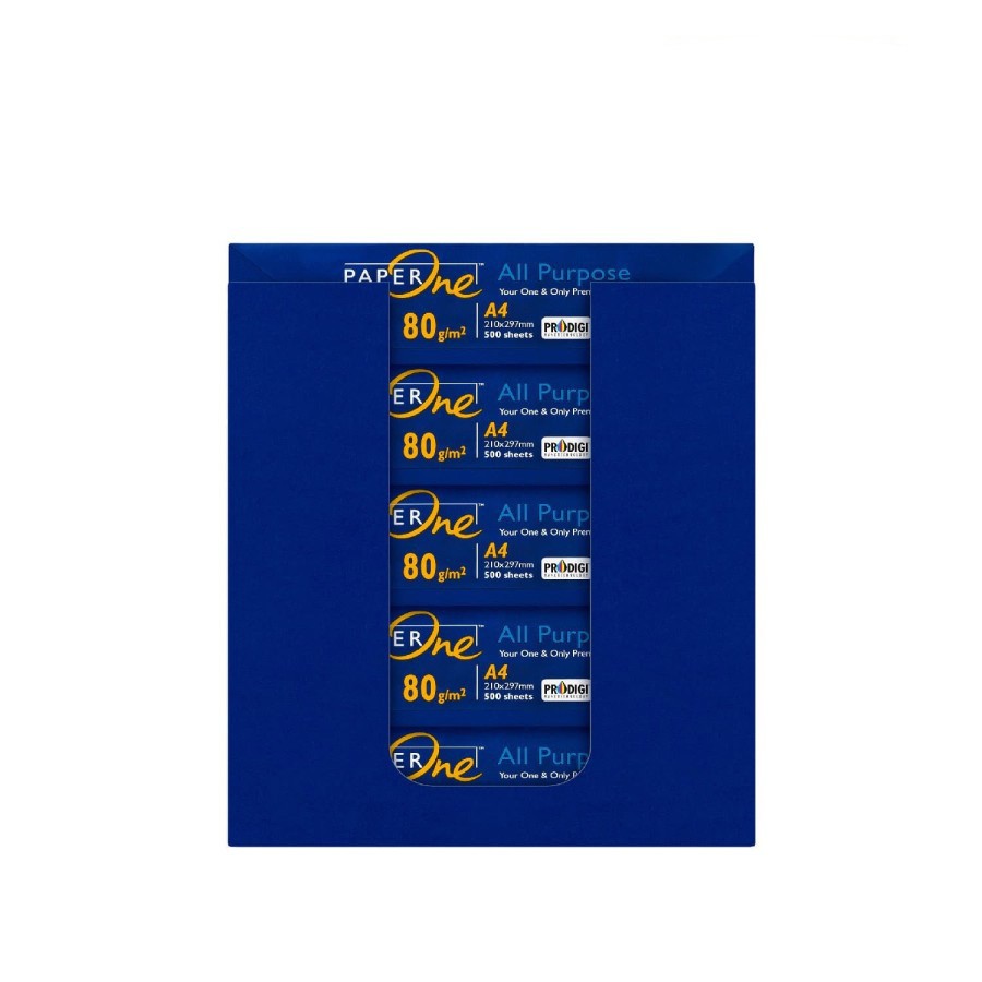 

Kertas HVS A4 PaperOne Paper One 80GR 80 Gr Print Fotocopy 1 Dus 5 Rim [GOJEK/GRAB]