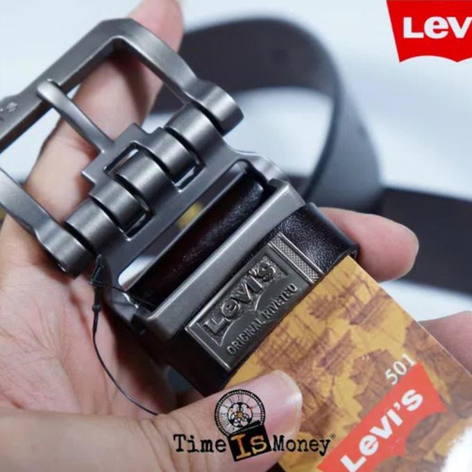 

JNT COD]] Ikat Pinggang Sabuk Pria Kulit Asli IMPORT LEVIS H5 Kualitas Premium - Hitam BOOM SALE