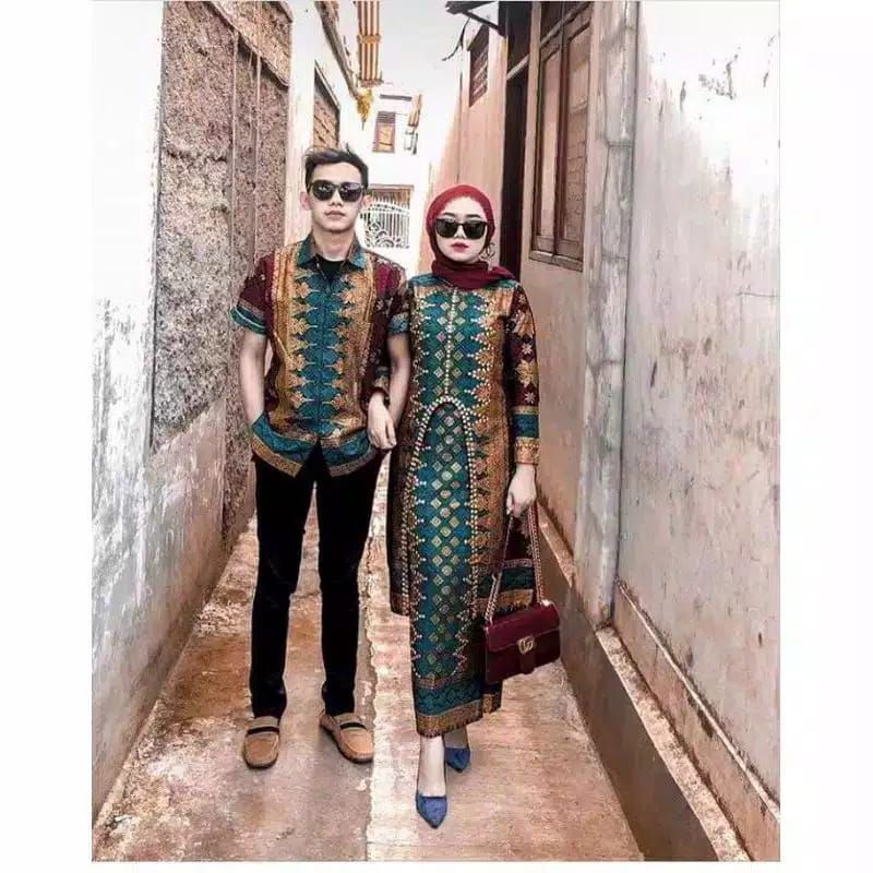 baju  songket palembang/baju kondangan