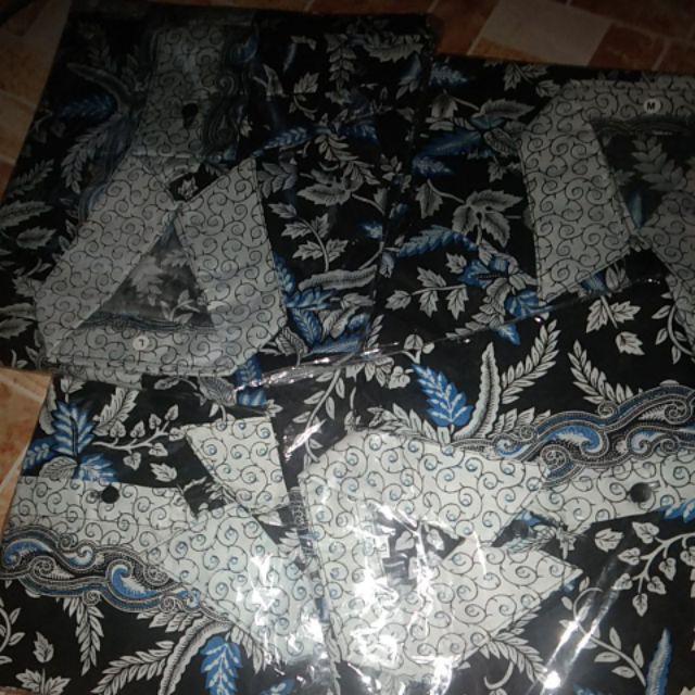 Batik Couple Keluarga Sania Ruffle Ori Ndoro Jowi Dnt