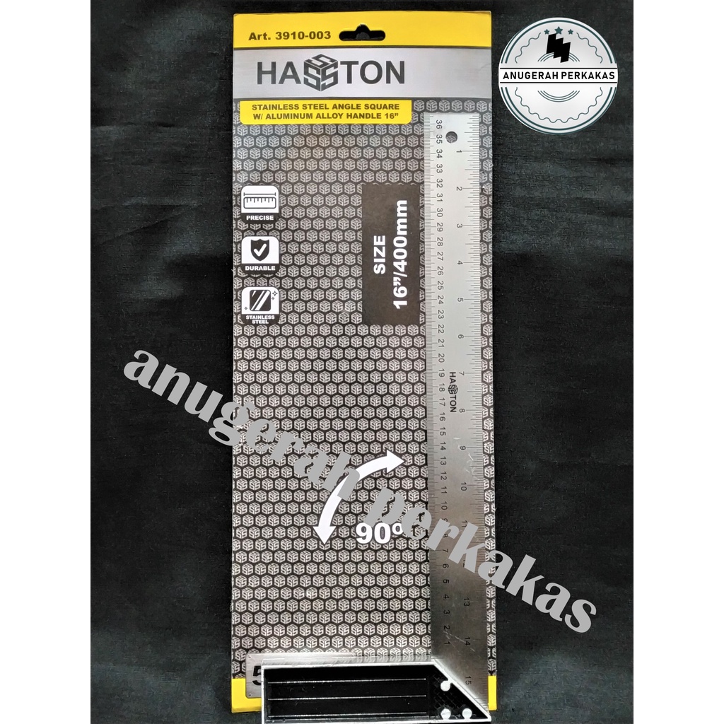 

Siku Tukang 40 cm / Carpenter square / Penggaris siku 3910-003 HASSTON