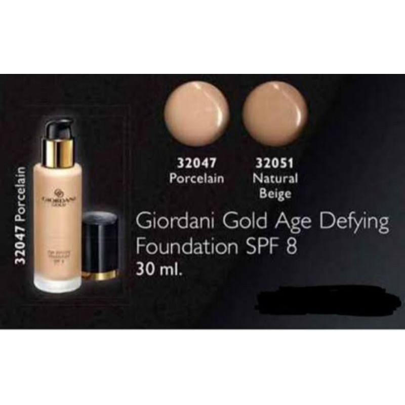Giordani gold age defying foundation SPF 8