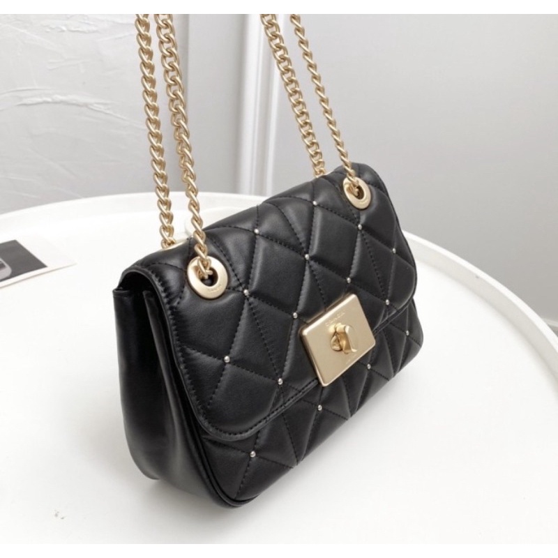 CASSIDY CROSSBODY WITH STUDDED DIAMOND QUILTING (COACH F38074)