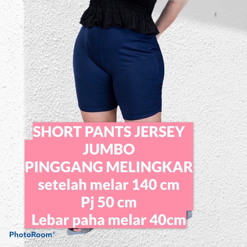 SHORT JUMBO ADEM BAHAN JERSEY/CELANA PENDEK