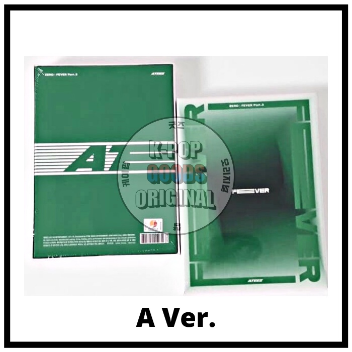 ATEEZ Album - ZERO : FEVER PART.3 + Poster [ALBUM SEALED READY STOCK]