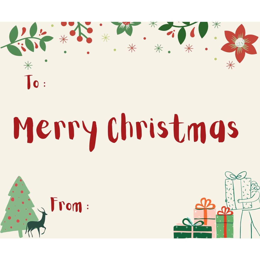 Jual KARTU UCAPAN NATAL/GREETING CARD NATAL/GIFT CARD MERRY CHRISTMAS