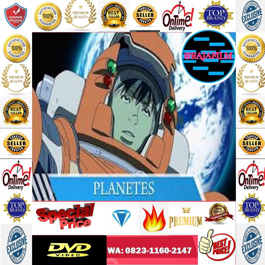 Kaset CD DVD Film Anime Planetes