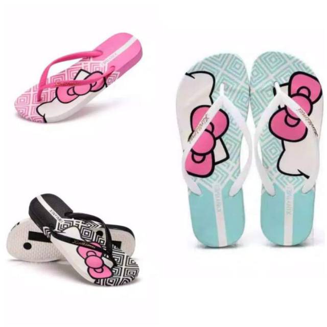 Sandal jepit hello kitty