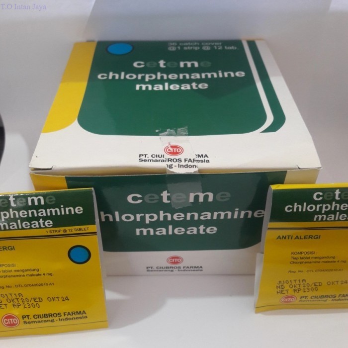 

CETEME 1STRIP @ 12TABLET CITO CIUBROS