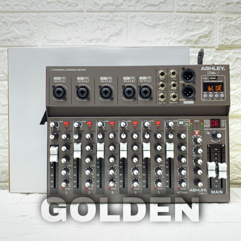 Mixer Ashley Better 7 Channel Premium 6 USB Original Product Shopee