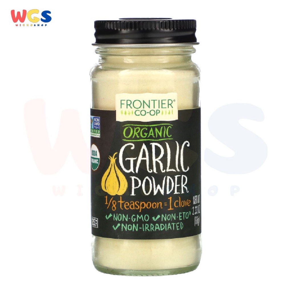 Frontier Natural Organic Garlic Powder Non GMO 2.33oz 66g