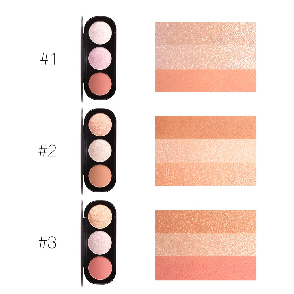 Focallure Trio Blush Focallure Blush And Highlighter Focallure Blush On Focallure  Blushon Highliter Focallure