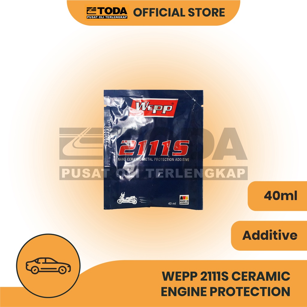 WEPP 2111S CERAMIC ENGINE PROTECTION 40ml - Nano Ceramic Protection Additive