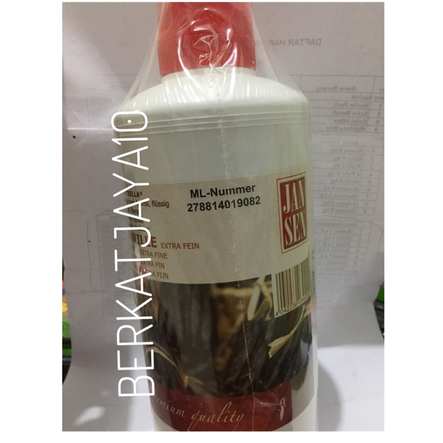 Jansen Vanilla Extract 1 KG Vanille Extra Fein Vanili