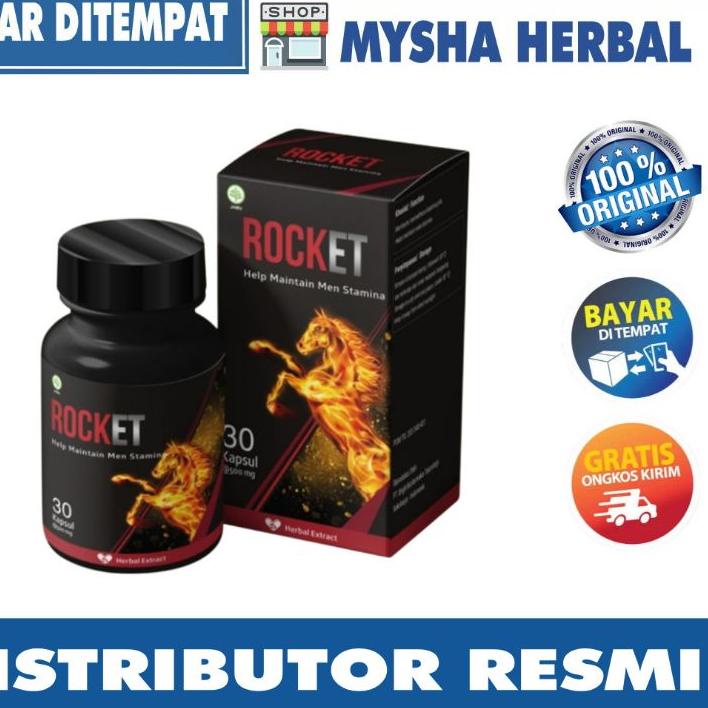 ✤ Obat Rocket Original Asli Suplemen Pria Dewasa Aman - Rocket Bpom ??