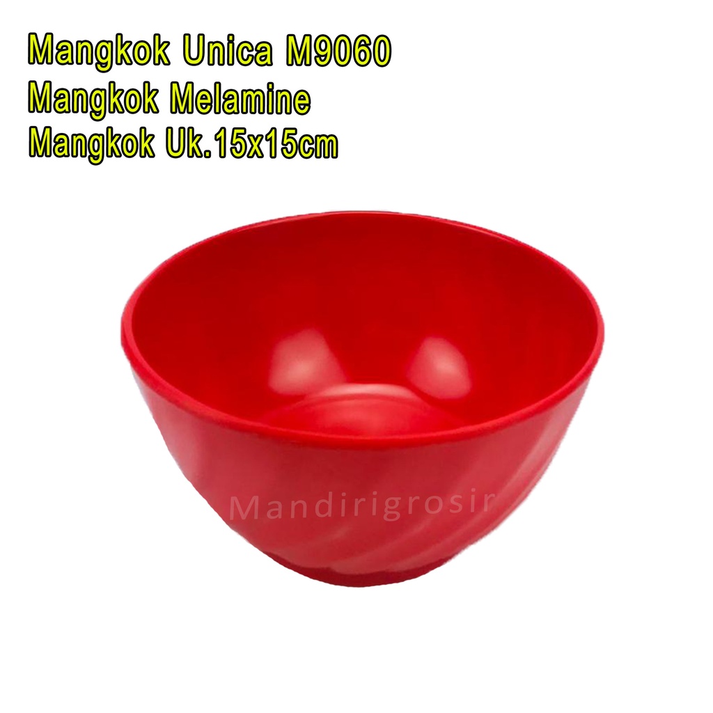 Mangkok Serbaguna *Mangkok Unica M9060 * Mangkok Melamine * Uk.15x15cm