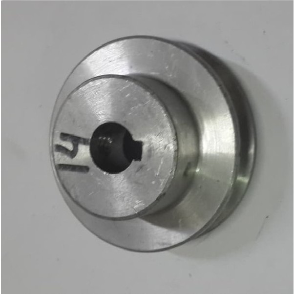 Pulley / Pully / Puli / Poly / Polly Jalur A1 Diameter 2,5&quot; Inch As 14 mm Aluminium