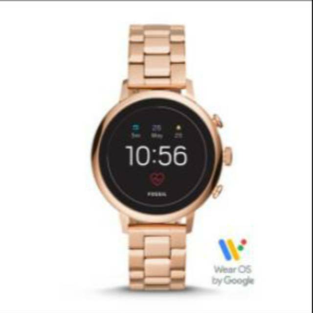 Jam Fossil Smartwatch Gen 4 FTW6018 Venture HR Rosegold Rose Gold