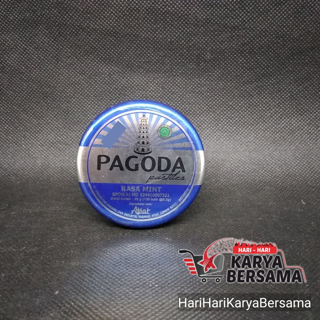 

PAGODA PASTILES RASA MINT 20GR