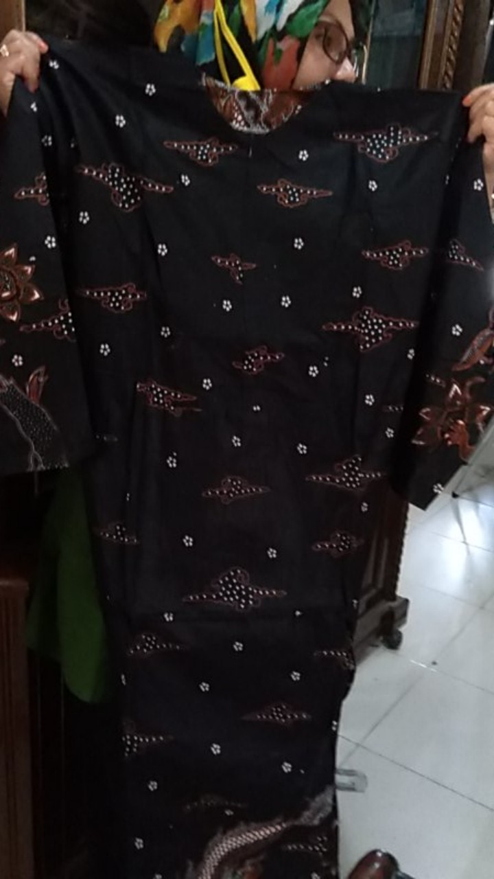 Gamis Batik Sriwedari Busui Frendly Maxi Bumil All Size Ld 104