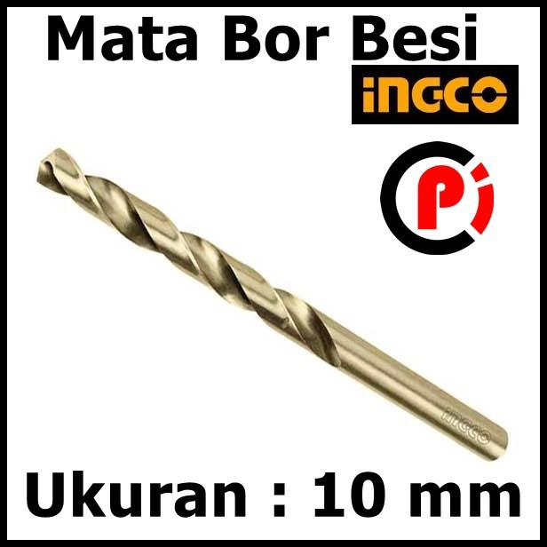 INGCO Mata Bor Besi HSS Drill Bit Basic Ukuran 10mm 10 mm