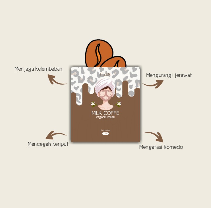 [baca Deskripsi] Cetak Kemasan Sachet 8x9/8x12/8 X 9/8 X 12 Masker Organik Custom Desain Non Klip