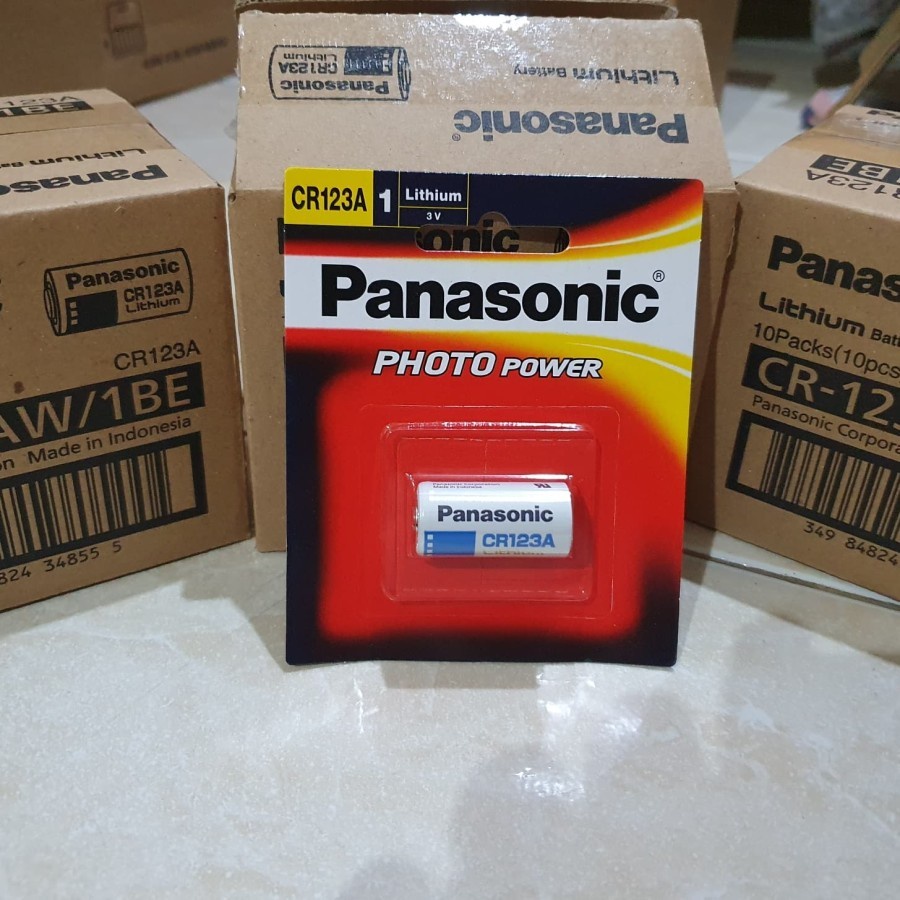 Baterai / Batre / Battery Panasonic LITHIUM 3V CR123A / CR123