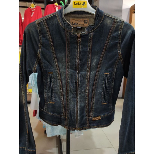 Jaket Wanita Jeans Lois Original