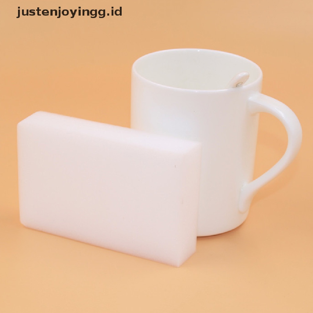 // justenjoyingg.id // Melamine Foam MAGIC SPONGE Eraser Cleaning Block MultI Cleaner Easily Use 1PCS ~