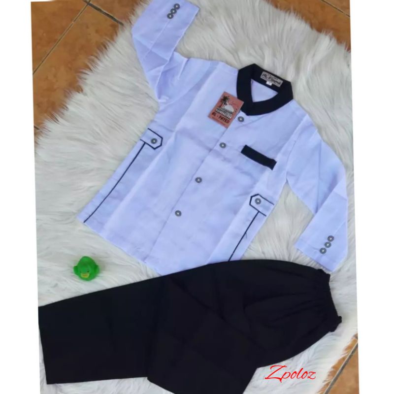 Setelan Baju Koko Jasko Anak Laki-Laki Umur 3-13 Tahun