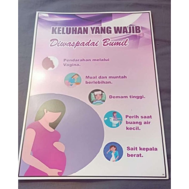 

POSTER KELUHAN YG WAJIB DIWASPADAI IBU HAMIL