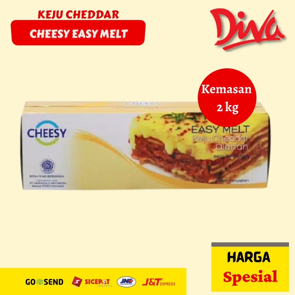 

[2kg] Keju Cheesy Easy Melt