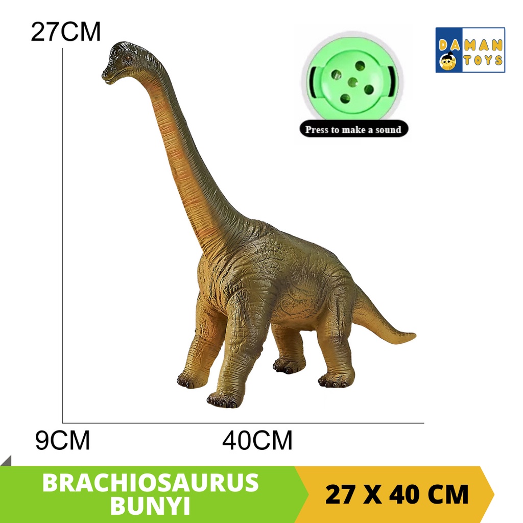 Dino Bunyi Tyrannosaurus karet lunak dinosaurus mainan Anak / Mainan DInosaurus bunyi  Murah Besar