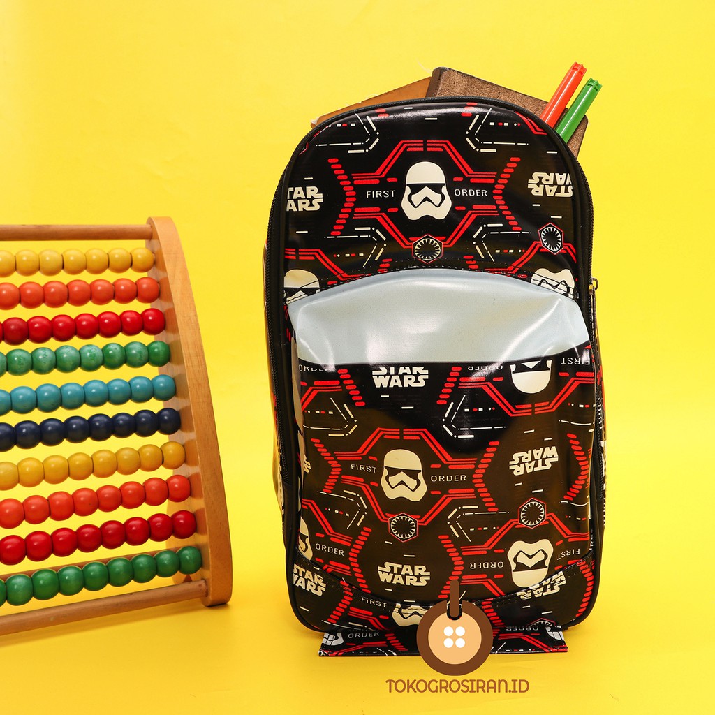 TOKOGROSIRAN.ID - TAS RANSEL ANAK PRINTING STARWARS TAS RANSEL ANAK SEKOLAH PAUD