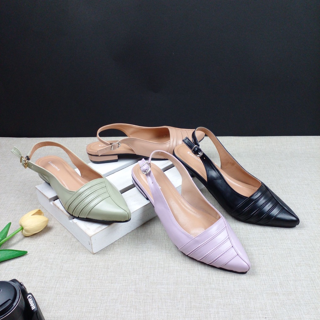 EXECUTIVE - Emily Slip On Mules 2 cm