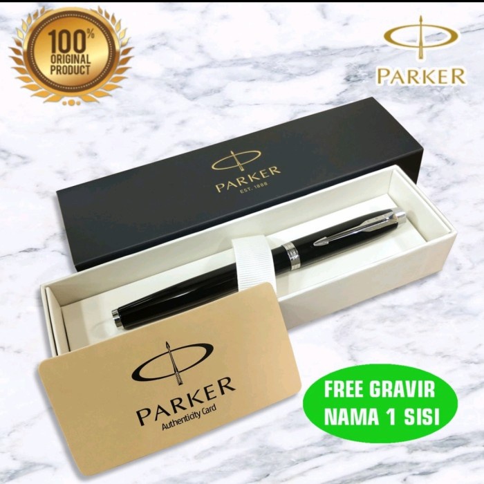 

Terlaris Pulpen Parker Mewah Original Im New Black Chrome Trim Rollerball (Ct) Hot Sale