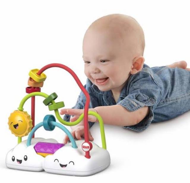 Fisher price chasing rainbows bead maze mainan bayi anak toys baby hadiah edu kado ultah puzzle