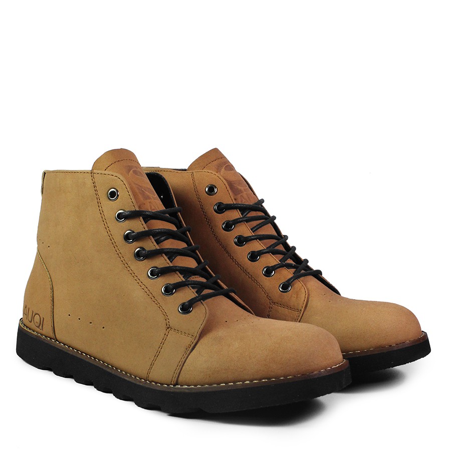 Sauqi Footwear Barbados Sepatu Pria Boots Kulit Sapi Asli Original High Quality Leather