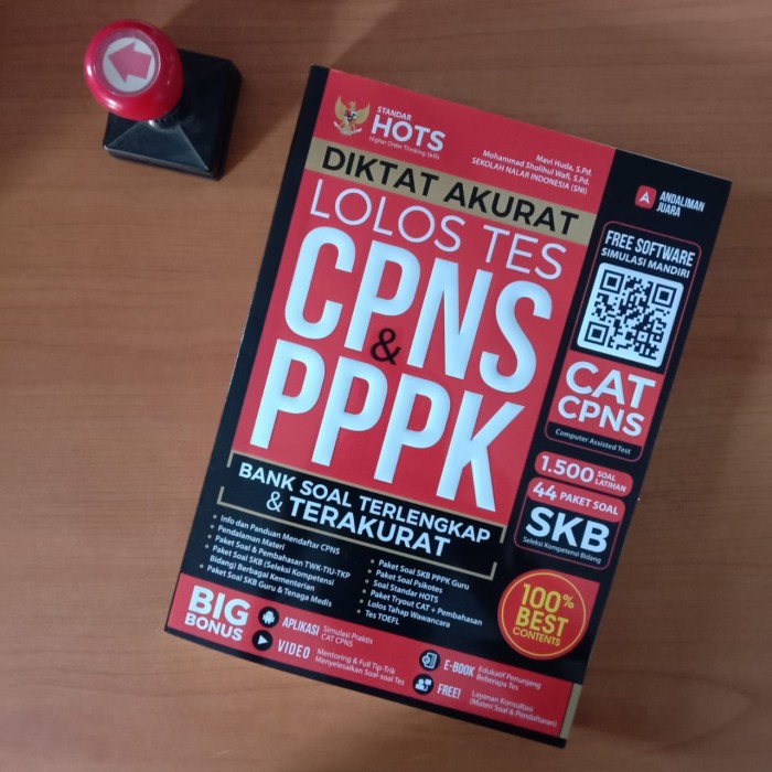 

DISKON BUKU LOLOS TES CPNS & PPPK TERLENGKAP DAN TERAKURAT KPL473