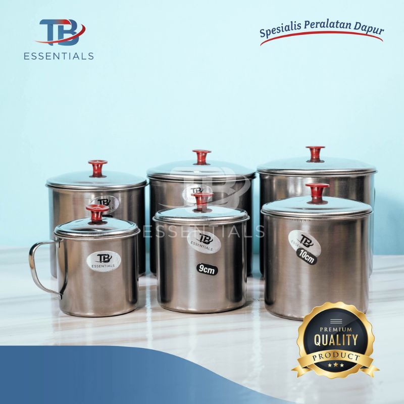 Mug Cangkir Kopi Stainless Ada Tutup | Cangkir Kopi