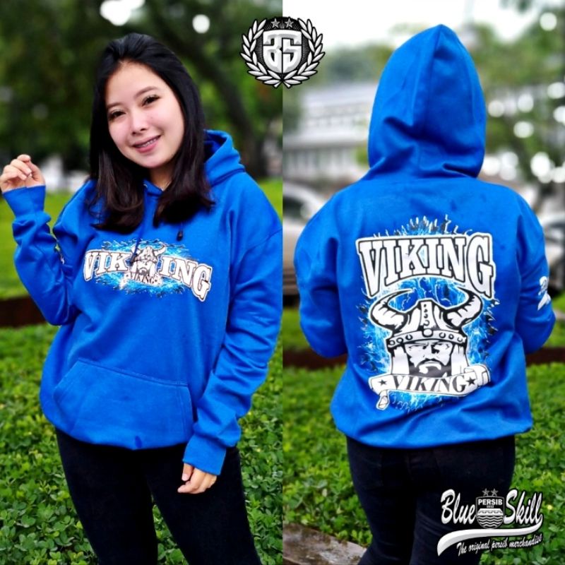 Sweater hoodie persib / jaket sweater persib est 1933 / sweater jaket viking / jaket sweater bobotoh / jaket sweater persib untuk pria dan wanita