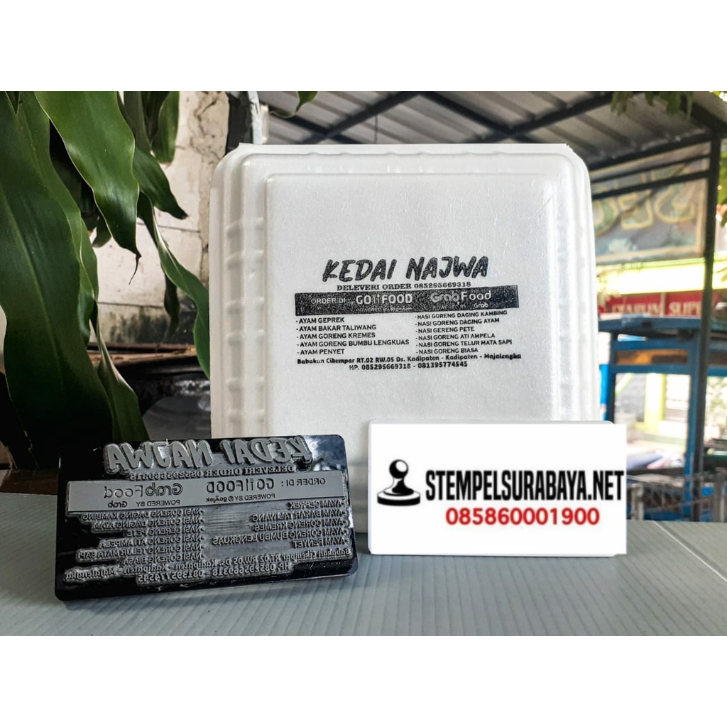 

Jual Stempel Stereofoam Stempel Catering Stempel Styrofoam Anti Luntur