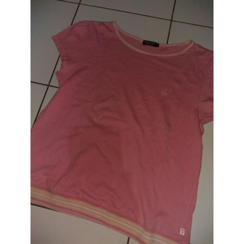Kaos Hang ten pink