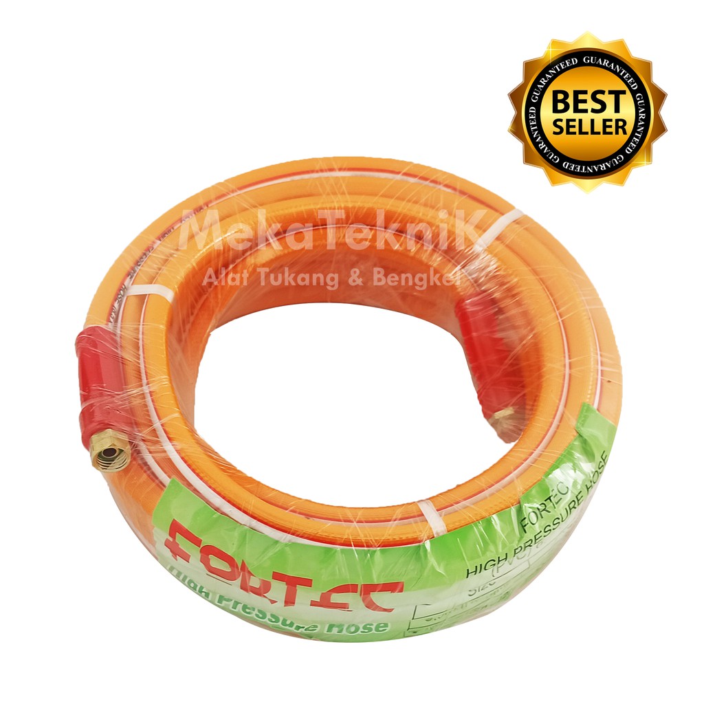 SELANG KOMPRESOR ANGIN 10 METER FORTEC / SELANG ANGIN TEKANAN TINGGI